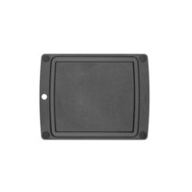 Epicurean 올인원 도마 29.2 x 22.9cm 내추럴/블랙 미끄럼 방지 발 및 주스 홈 포함 3566838294, Slate/Black_19.5-Inch × 14.5-