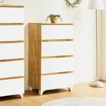 카멜레온퍼니처 라온 600 4단 서랍장, 라온 600 4단 고무화이트