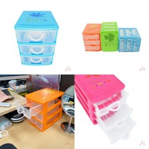 3단 미니 서랍장 플라스틱미니서랍장 2단서랍장