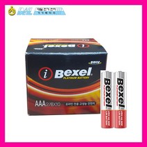 벡셀건전지 아이플래티넘 AAA 20알/고성능 건전지, 20개입, 1개