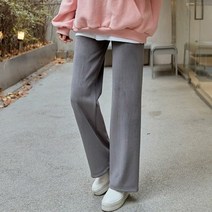 바보사랑 파워워킹 벨벳 밍크퍼 밴딩 기모팬츠(pt562) .드레스날다