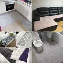 주문제작 카우치쇼파패드 자동차매트 ㄷ자 주방매트 맞춤 제작, M01지브라그레이베이지