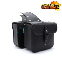 오토바이 가방 바이크 방수 사이드백 리어백 튜닝 파츠 슈퍼커브 할리 cg125 슈퍼커브 그리폰 부캐너, 원버튼, 블랙