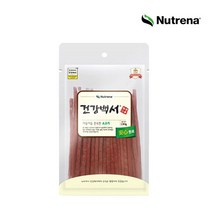 건강백서 강아지간식 야들야들 소고기 120G, 단품