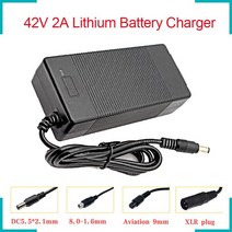 전기 자전거 리튬 배터리 충전기 36V 10S M365 이온 고속 충전 EU US UK AU 42V 2A AC100-240V, 3P-XLR plug