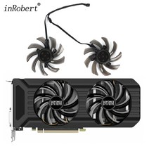 컴퓨터 CPU쿨러 GPU 냉각 팬 85mm GA91S2U 교체 Palit GeForce GTX 1070 Ti GTX1060 듀얼 그래픽 카드 쿨러, 01 없음 RGB_01 Black