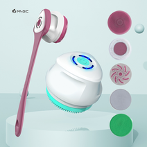 Imagic 전동 샤워 바디브러쉬 세트, 보라색