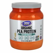 (미국직배) 나우 완두콩 단백질 파우더 680g NOW Certified Organic Pea Protein 12 G With BCAAs
