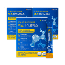 GC녹십자 맥스바이오틱스 오리지널 3개월분 4g x 30포 x 3박스 신바이오틱스 유산균, 포스트바이오틱스 뷰티 3박스