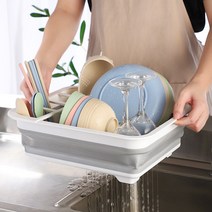 도매짱 접이식 식기건조대 물빠짐 캠핑 설거지 건조대 미니 씽크대 정리대 (domejjang)