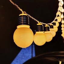 감성조명 끝판왕 큰전구모양 LED줄조명 건전지사용, 03_베이직빅볼3m20등_2개