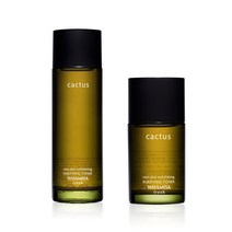 화미사 천연 비건 선인장 정제수 없는 스킨 주름 개선 미백 화이트닝 토너, 60ml