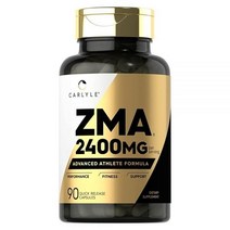 ZMA 남성 여성용 2400mg | GMO 프리 글루텐 포뮬러 제작 Carlyle, 한개옵션0