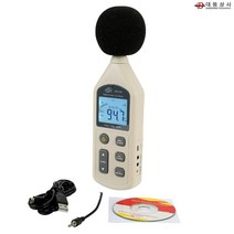 대동상사 디지털 소음계 B-GM1356 30~130dBA 데이터저장 PC연동