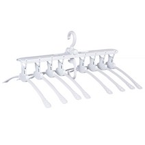 도매짱 접이식 다용도 옷걸이 공간활용 논슬립 행거, A.화이트, 1개