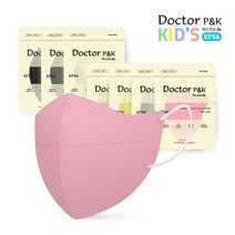 Dr.P&K 국산 KF94 새부리형 소형 컬러마스크 어린이 유아 키즈 초등학생 마스크, 핫핑크, 1개, 100매입