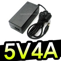명호전자 5V4A 아답터 벽걸이형 해외 인증용 미국 일본 유럽 UL PSE DC 5V 4A 어댑터, 5V4A 2구해외/아답터+3종젠더+전원선