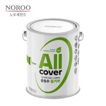 노루페인트 순앤수 올커버 친환경페인트 1L 목재 철재 벽지 벽면 가구리폼 DIY 다용도페인트 페인트붓 페인트롤러, 유광 화이트