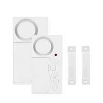 WSDCAM-냉장고 알람 도어 센서 도난 경보 열림 폐쇄 자기 갭 창 감지기 무선, 02 2pcs