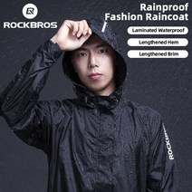 레인코트 판초우의 레인코트킬러 ROCKBROS 사이클링 방수 재킷 남성 통기성 반사