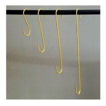 S자 메탈 고리 골드 (12/20/30/40cm) 4종 전시 상품 행거 걸이 후크, 30cm