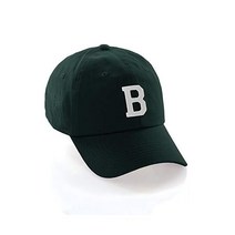 IW Hatgear 커스텀 모자 A to Z 이니셜 글자 클래식 야구 Dk 그린 블랙 화이트 야구모자 캡모자