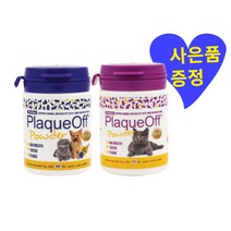 플라그오프 강아지. 고양이 40g 치석제거제 분말 사은품 증정, 고양이 장난감, 강아지 고양이겸용