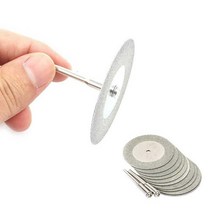 원형 다이아몬드 톱날 연결대 2개 톱날10개세트 50mm 돌 대리석 다용도 절단 조각기