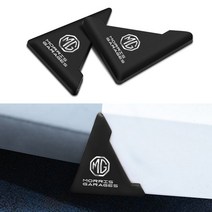 수입차 부품 튜닝 렉서스 호환 장치 2pcs 실리콘 도어 코너 커버 morris 차고 용 안티 스크래치 충돌 보호 mg zs hs 2022 zst ev express 108, 법정화폐