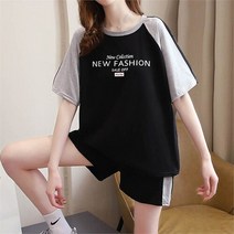 셀러허브 여성패션 [오노마] ONM 반팔 반바지 셋업 트레이닝 홈웨어 여름 코디 세트