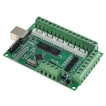 CNC조각기 각인기MACH3 V2.1 조각 기계 마더 보드 Cnc 5 축 스테퍼 모터 드라이버 인터페이스 제어, 01 금