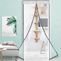 현관문 비닐 방풍망 90X210cm 중문 출입구 방풍 방한 문비닐 자석 커튼 차단막, 현관/중문/방문 출입구 자석비닐문 1개, 1개