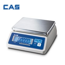 CAS 카스 방수 중량저울 SWII-15CW 15kg SWII-CW 계량 수산 주방 5g 단위 SWII-W, SWII-CW (LCD) 15kg (5g)