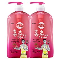 트리오 홍초를 담은 주방세제, 2개, 700ml