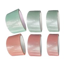 다채로운 색상의 감압 공 테이프 6 개 어린이용 DIY 접착식 언지퍼 장난감 편안한 선물 자폐증 불안106735, Option E