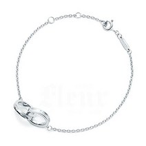 TIFFANY & Co. 티파니 팔찌 1837 인터로킹 팔찌 타운 토크 실버 폴리쉬 크로스 세트 (품번 : 722)
