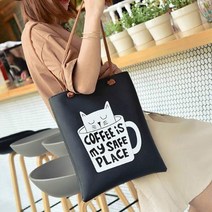 데일리 고양이 에코백