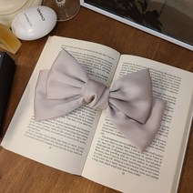 [블링살롱made/국내제작] 봄신상 고급 새틴 왕리본핀 2단 리본 자동핀 왕리본핀