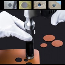 가죽공예 원형홀펀치 12종모음, 원형6mm, 원형6mm