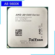 amd a8 5600k 5600 3.6ghz ad560kwoa44hj 100w 프로세서 hd 7560d 쿼드 코어 소켓 fm2