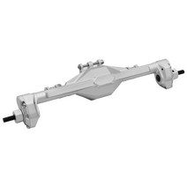 알루미늄 CNC 가공 통합 전면 및 포털 액슬 1/10 RC 크롤러 자동차 Axial SCX10 II 90046 RGT 86100 업그레, 07 Silver Rear Axle