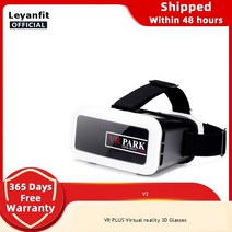 VR게임기 VR게임 VR안경 vr 3d 헤드셋 iphoneandroidpc 4.7-6.73939에 대한 실제 3d 가상 현실 핸드폰 게임 영화 음악 다운로드 앱 연결, vr 핸들 추가, 1개