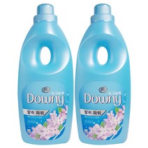 다우니 초고농축 블루 레몬그라스와 달콤한 라일락향 본품, 2개, 1L