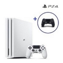 PS4 프로 7218 PRO 1TB 화이트+듀얼쇼크4 화이트 정발 새제품
