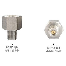 LEFOO 윌로펌프 압력 스위치 압력개폐기, 맥동압 감소용 오리피스(내경 0.5mm), 1개
