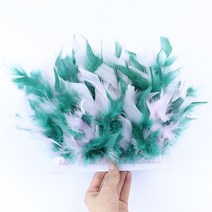 공예용깃털 펜 먼지털이 1미터 멋진 깃털 프린지 리본 10-15cm 너비 염색 파티 의상 드레스 장식 액세서리, 03 P8