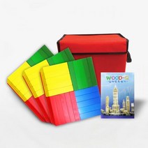 큰솔스토밍 가베가족 KS1314 큰솔 칼라카프라300pcs+예제집+가방, one color/free