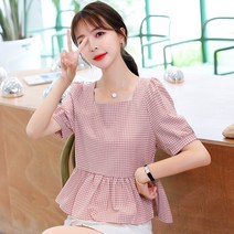 MOSAIRATION여성 찰랑 반팔 베이직셔츠 남방