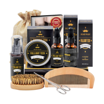 남성 수염관리 풀세트 비어드오일 비어드밤 미국 풀라이트 Beard Kit, 1박스