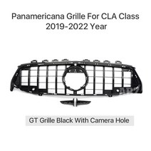 벤츠그릴 세로 벤츠다이아몬드그릴Panamericana GT 다이아몬드 AMG 스타일 CLA35 그릴 벤츠 W118 250 260, 04 W118 Black With